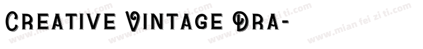 Creative Vintage Dra字体转换